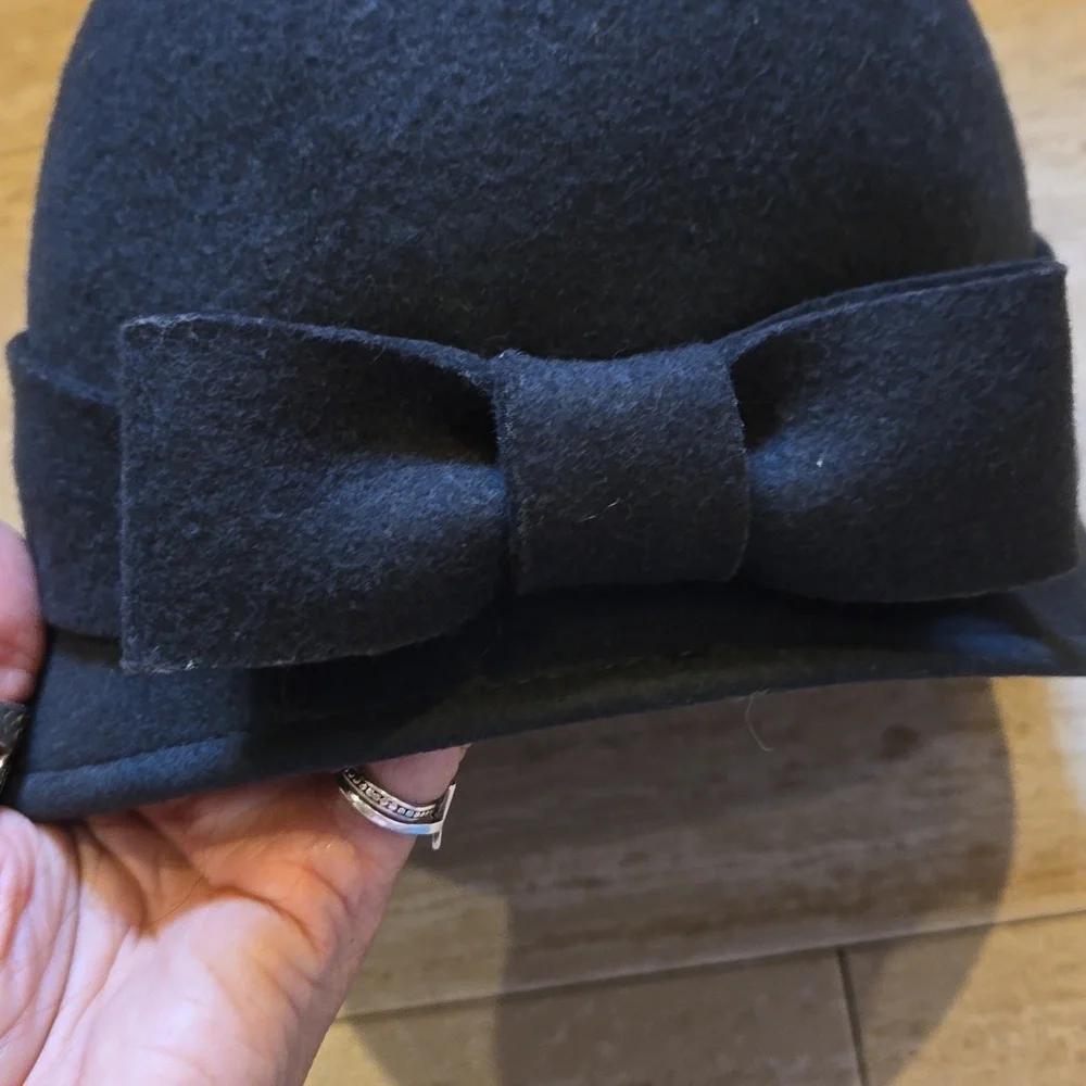 Soprattutto Cappelli 100% Charcoal Gray Woolfelt Stylish Hat - Picture 2 of 7